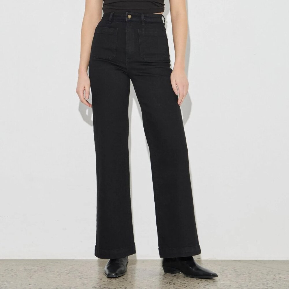 ROLLA'S Sailor Jean, High Waist, Black